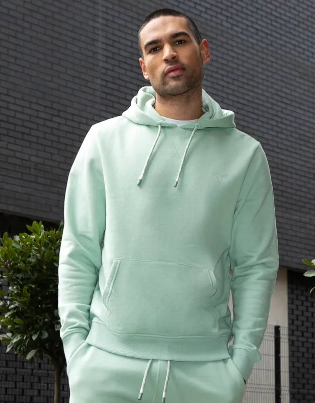 Men's Mint Pullover Hoodie sold by Threadbare