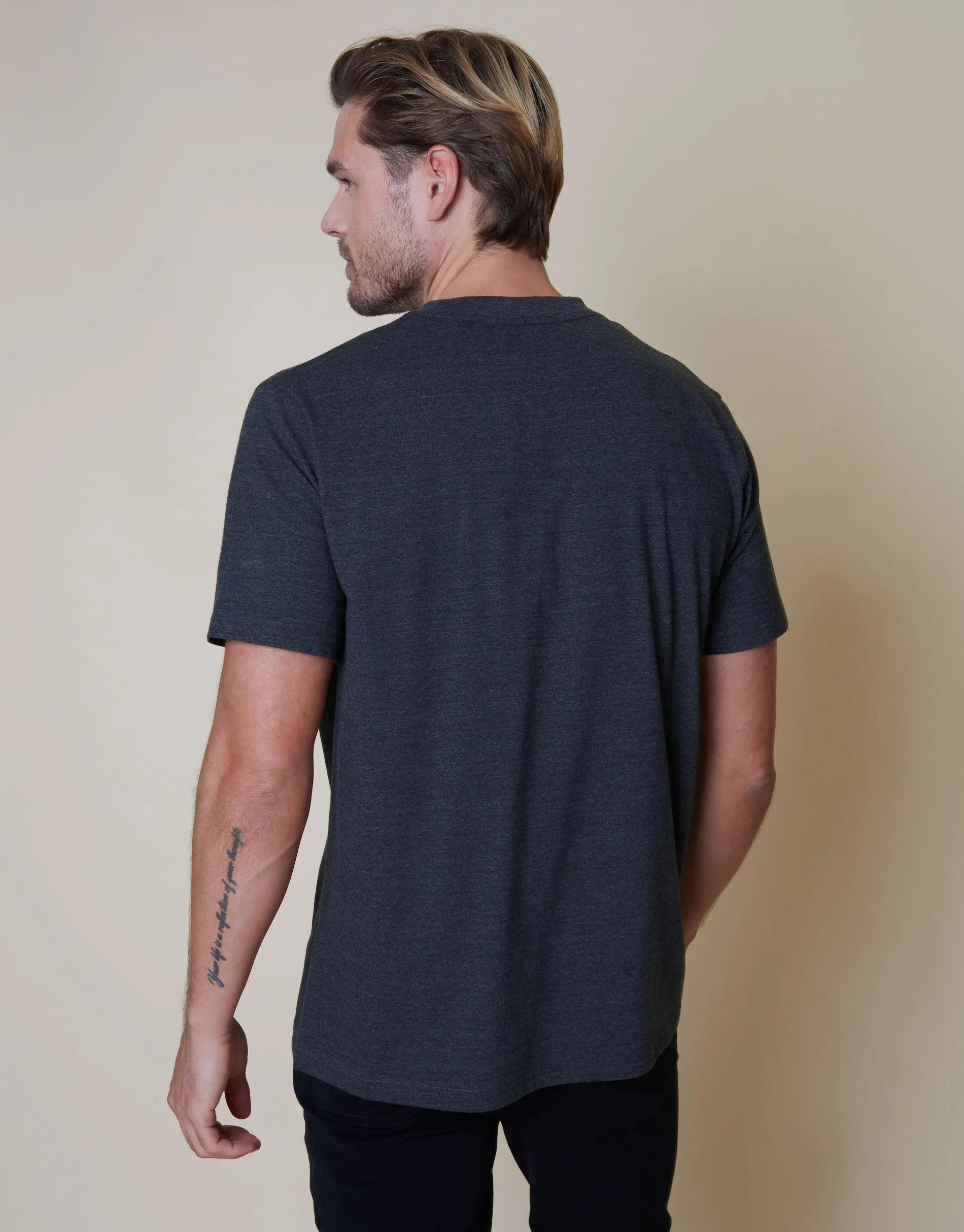 Men's Black Bourbon Graphic Print T-Shirt sold by Threadbare product image thumbnail 2