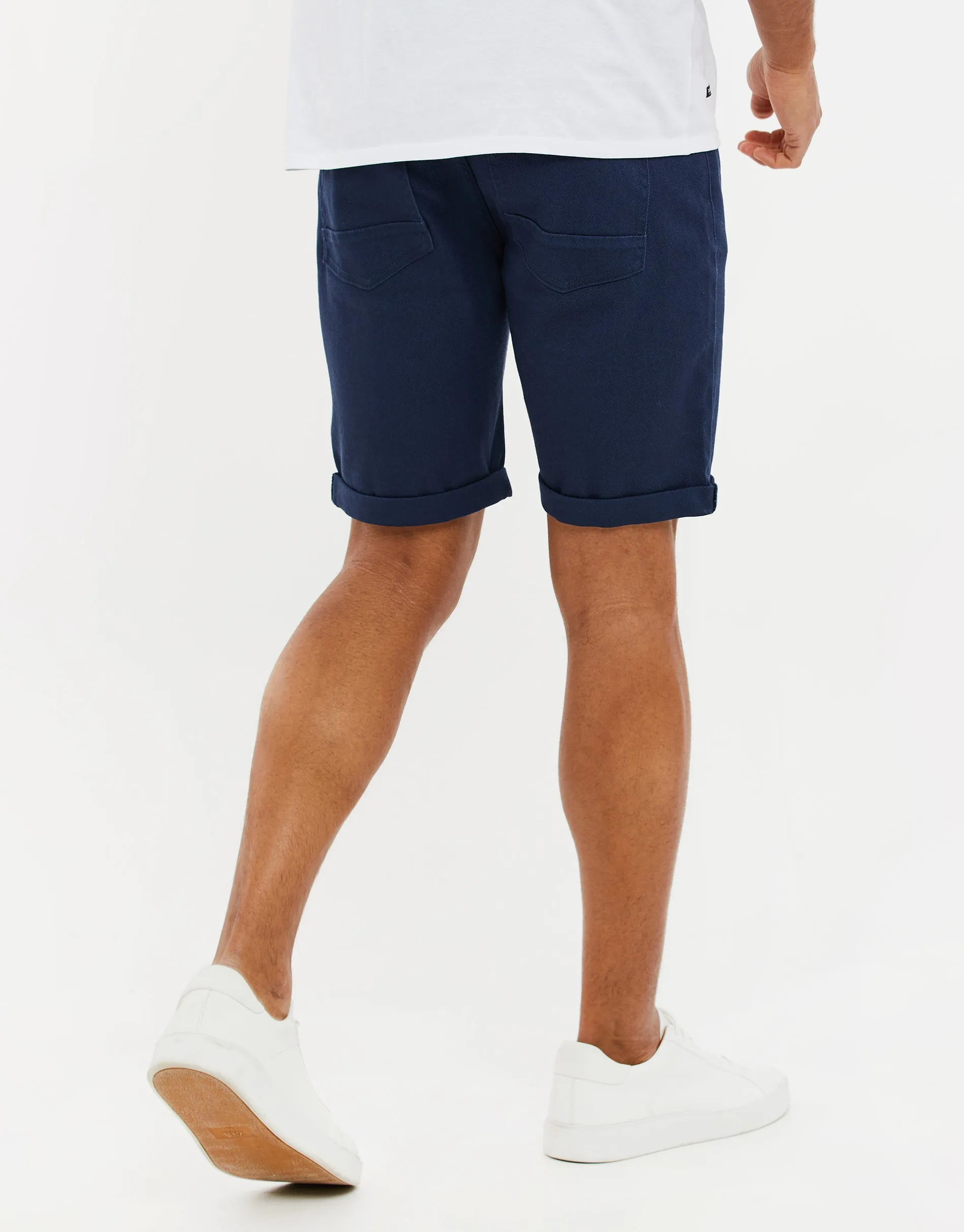 Men's Navy Chino Shorts sold by Threadbare product image thumbnail 2