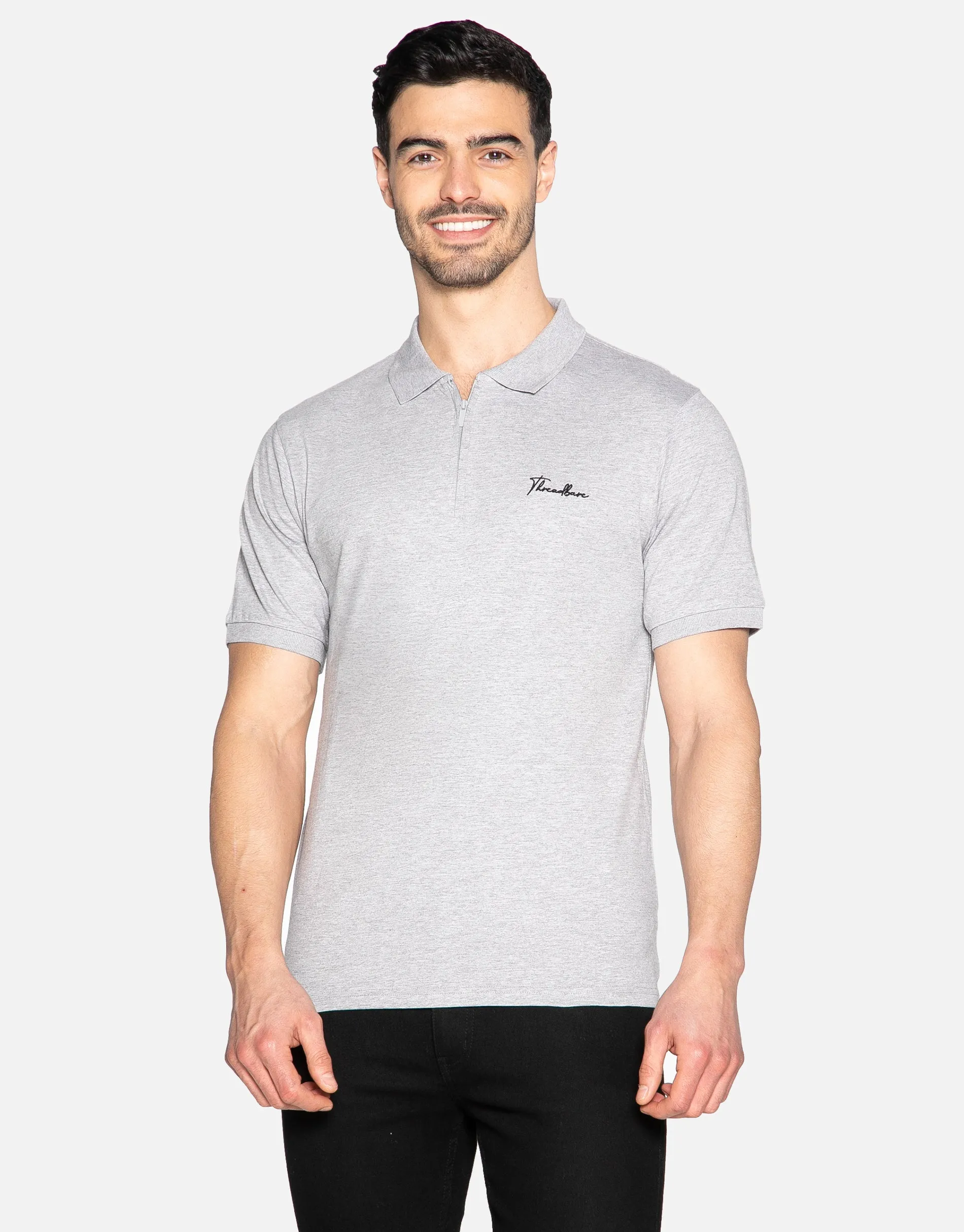 Men's Script Cotton Polo Shirts (3 Pack) sold by Threadbare product image thumbnail 4