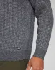 Men's Charcoal Marl Raglan Sleeve Crew Neck Jumper sold by Threadbare