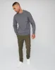 Men's Charcoal Marl Raglan Sleeve Crew Neck Jumper sold by Threadbare