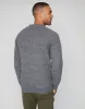 Men's Charcoal Marl Raglan Sleeve Crew Neck Jumper sold by Threadbare