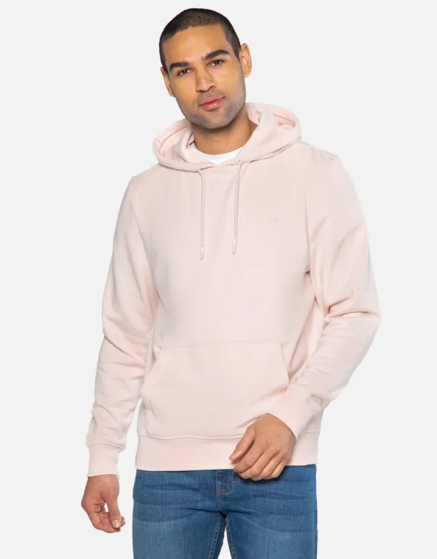 Men's Pale Pink Pullover Hoodie sold by Threadbare