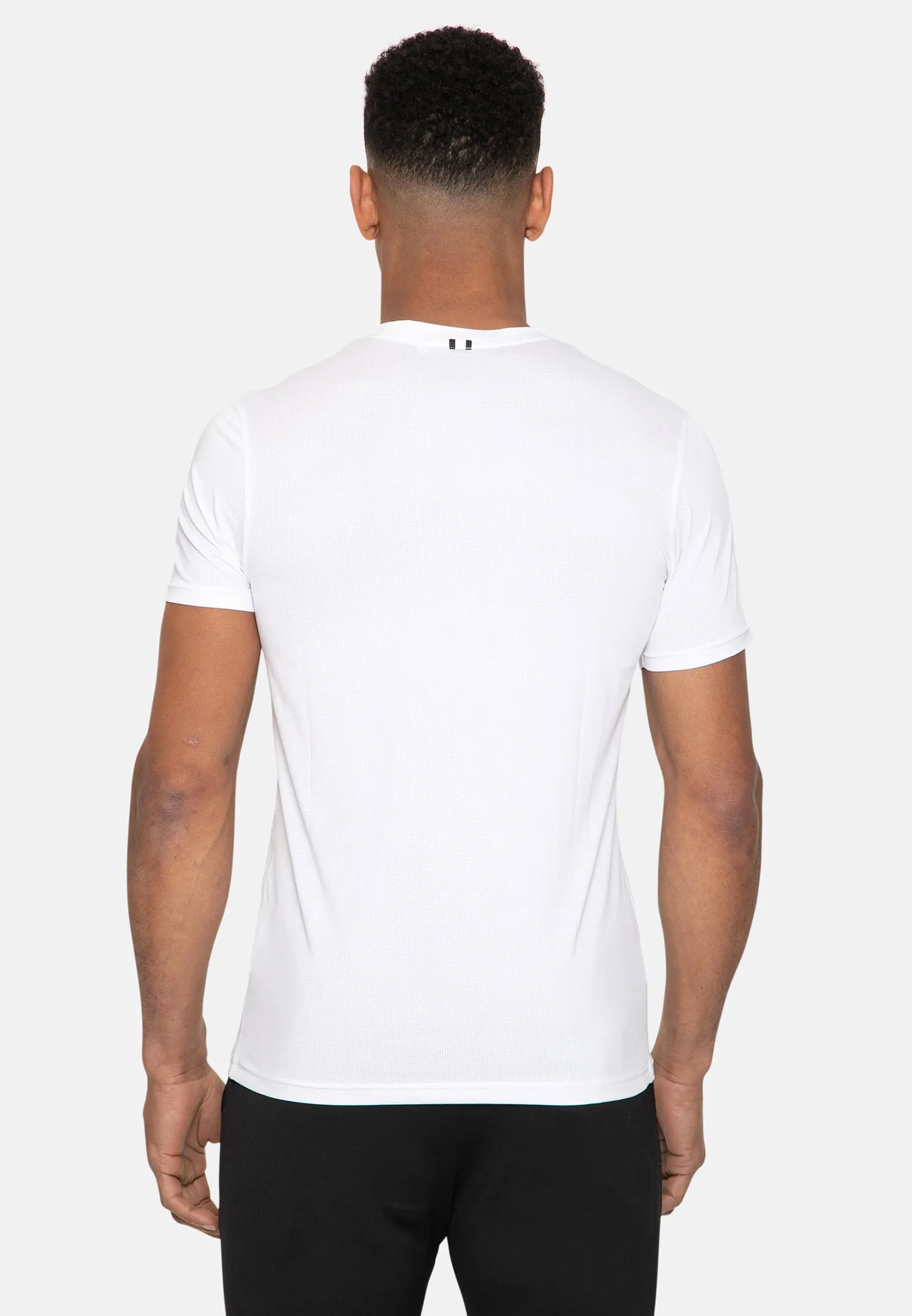 Men's White Short Sleeve Gym T-Shirt sold by Threadbare product image thumbnail 2
