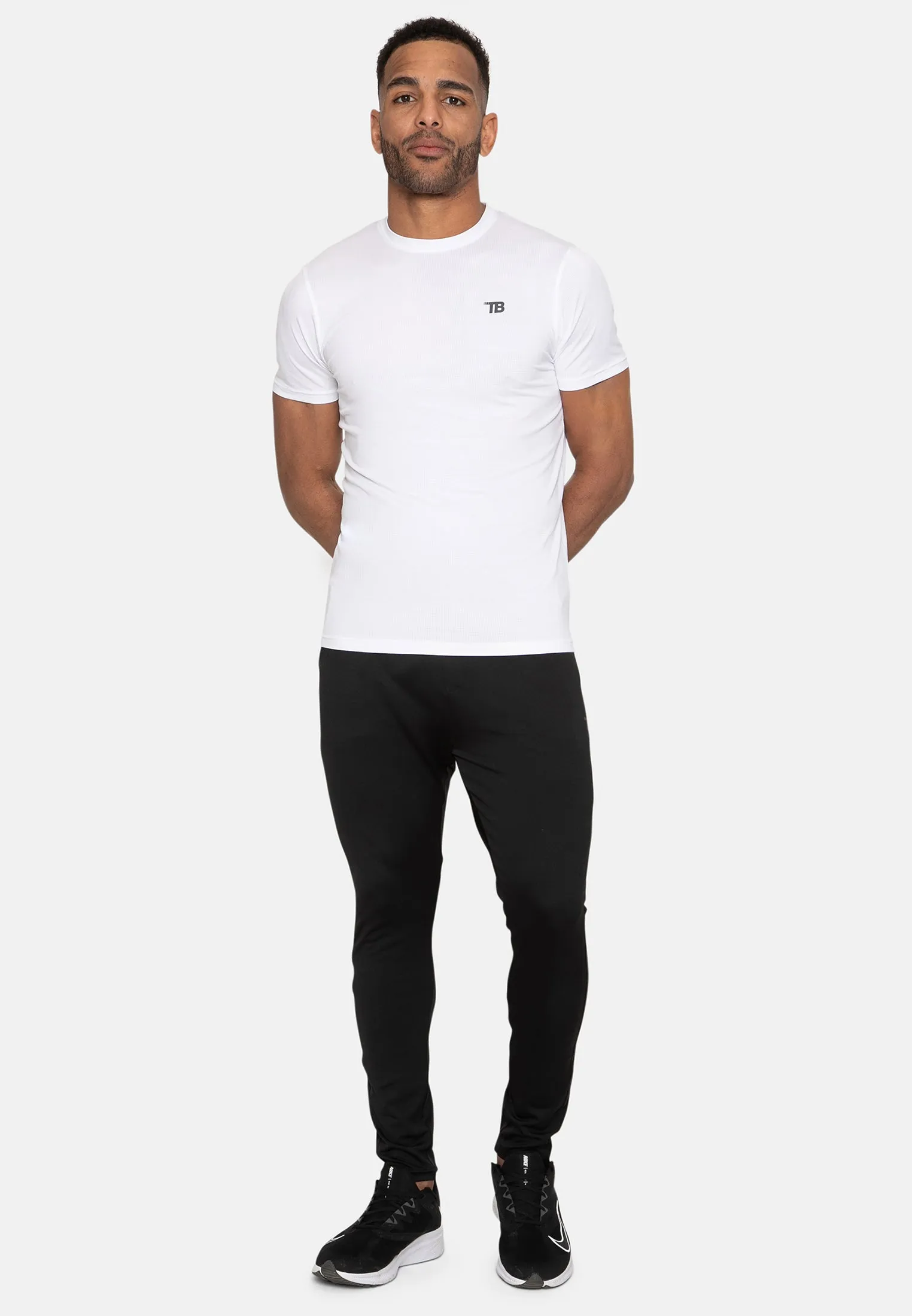 Men's White Short Sleeve Gym T-Shirt sold by Threadbare product image thumbnail 3