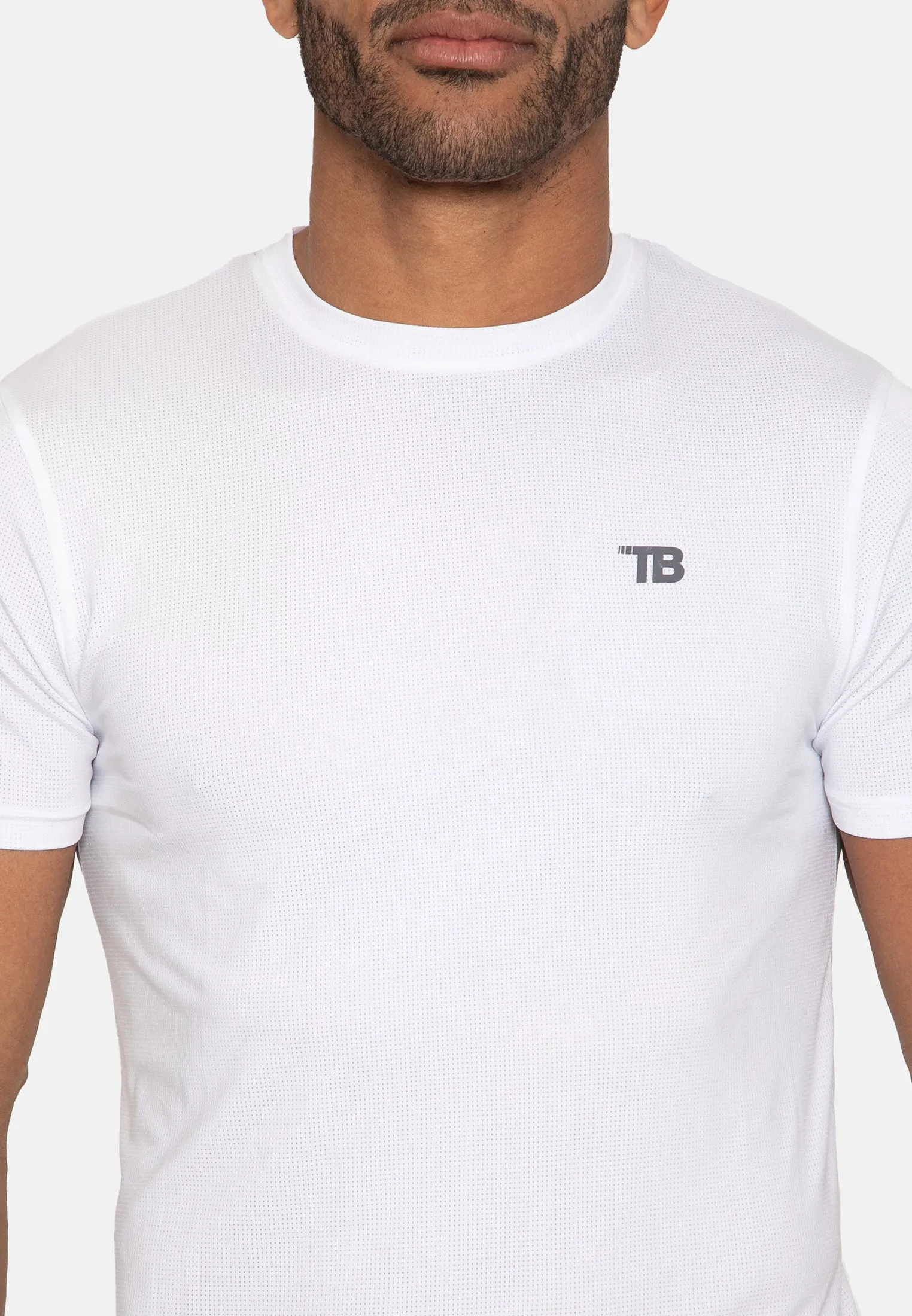 Men's White Short Sleeve Gym T-Shirt sold by Threadbare product image thumbnail 4