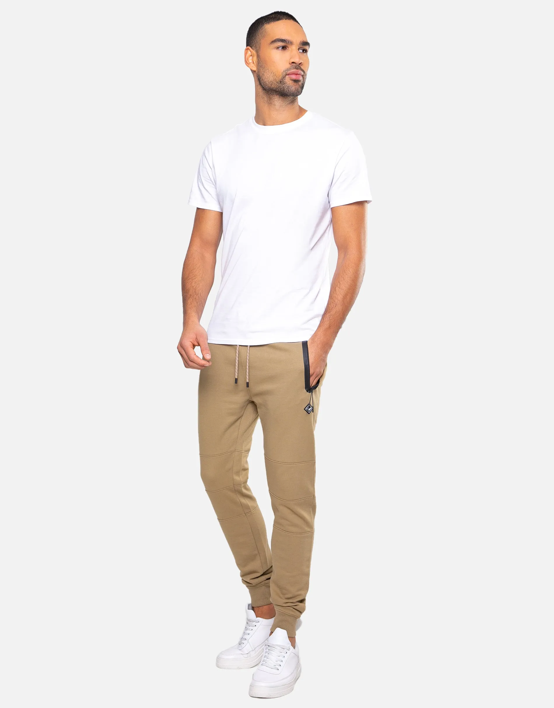 Men's Stone Slim Fit Joggers sold by Threadbare product image thumbnail 3