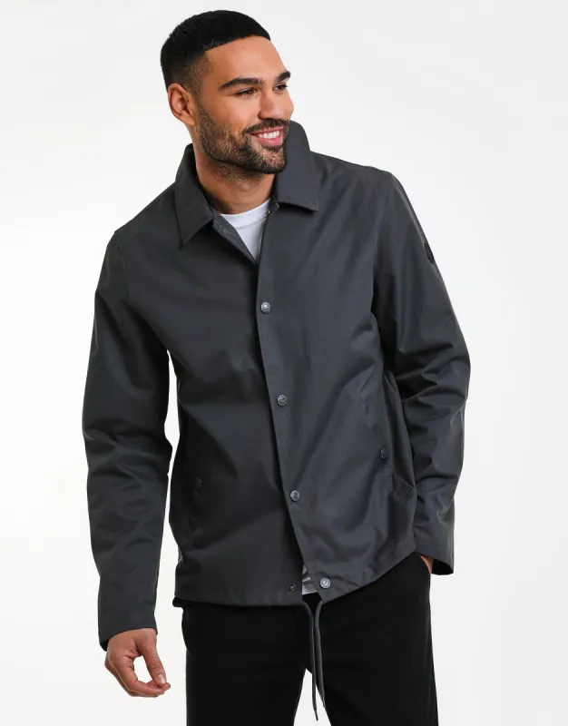 Men's Grey Coach Style Jacket sold by Threadbare