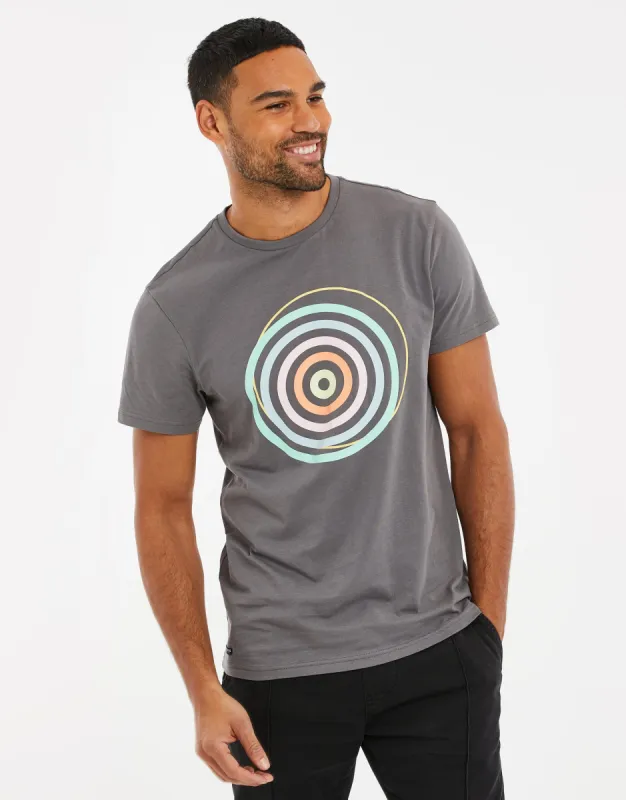 Men's Slate Graphic Print T-Shirt sold by Threadbare