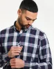 Men's Blue Lumber Check Long Sleeve Shirt sold by Threadbare