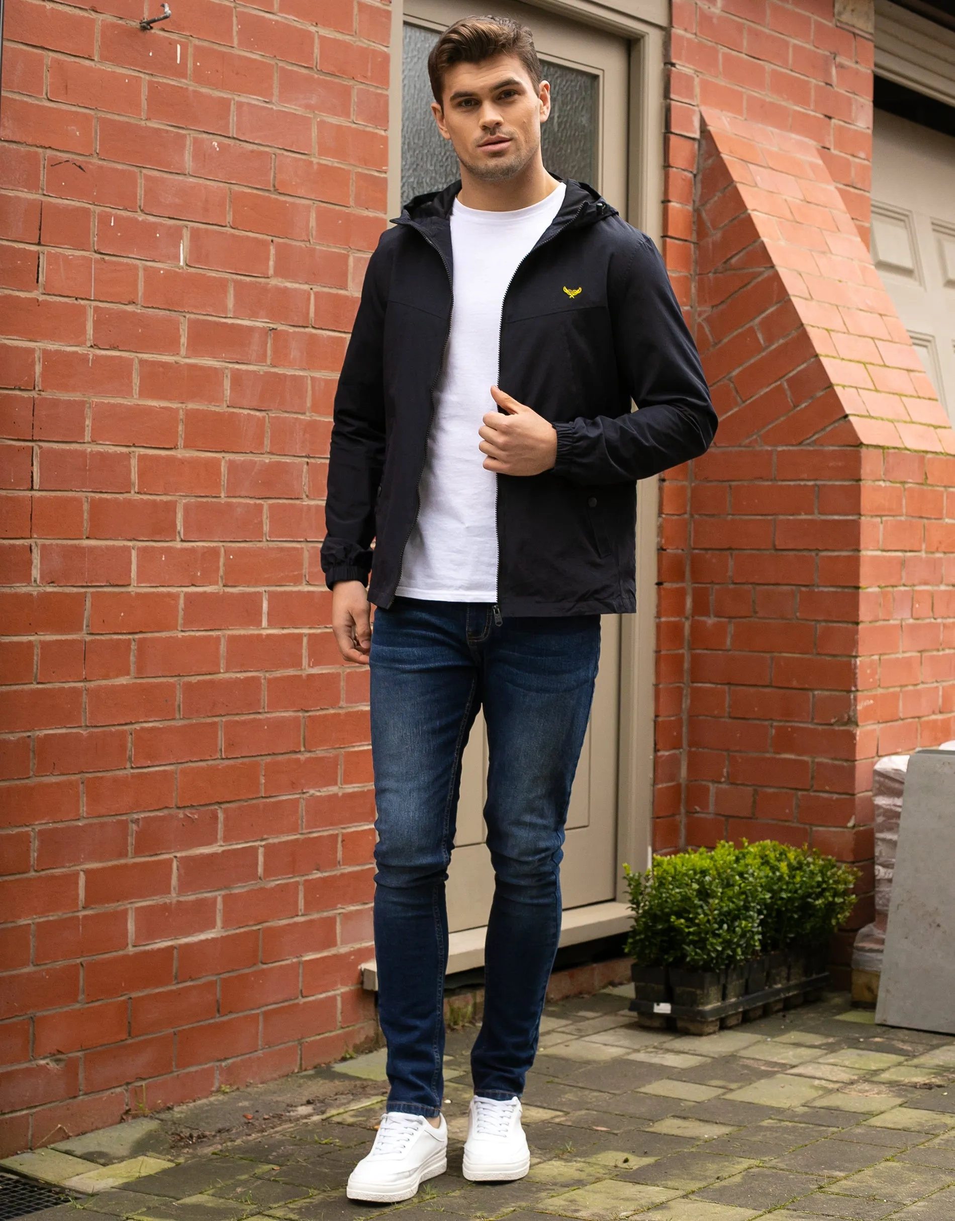 Men's Navy Soft Shell Jacket sold by Threadbare product image thumbnail 3