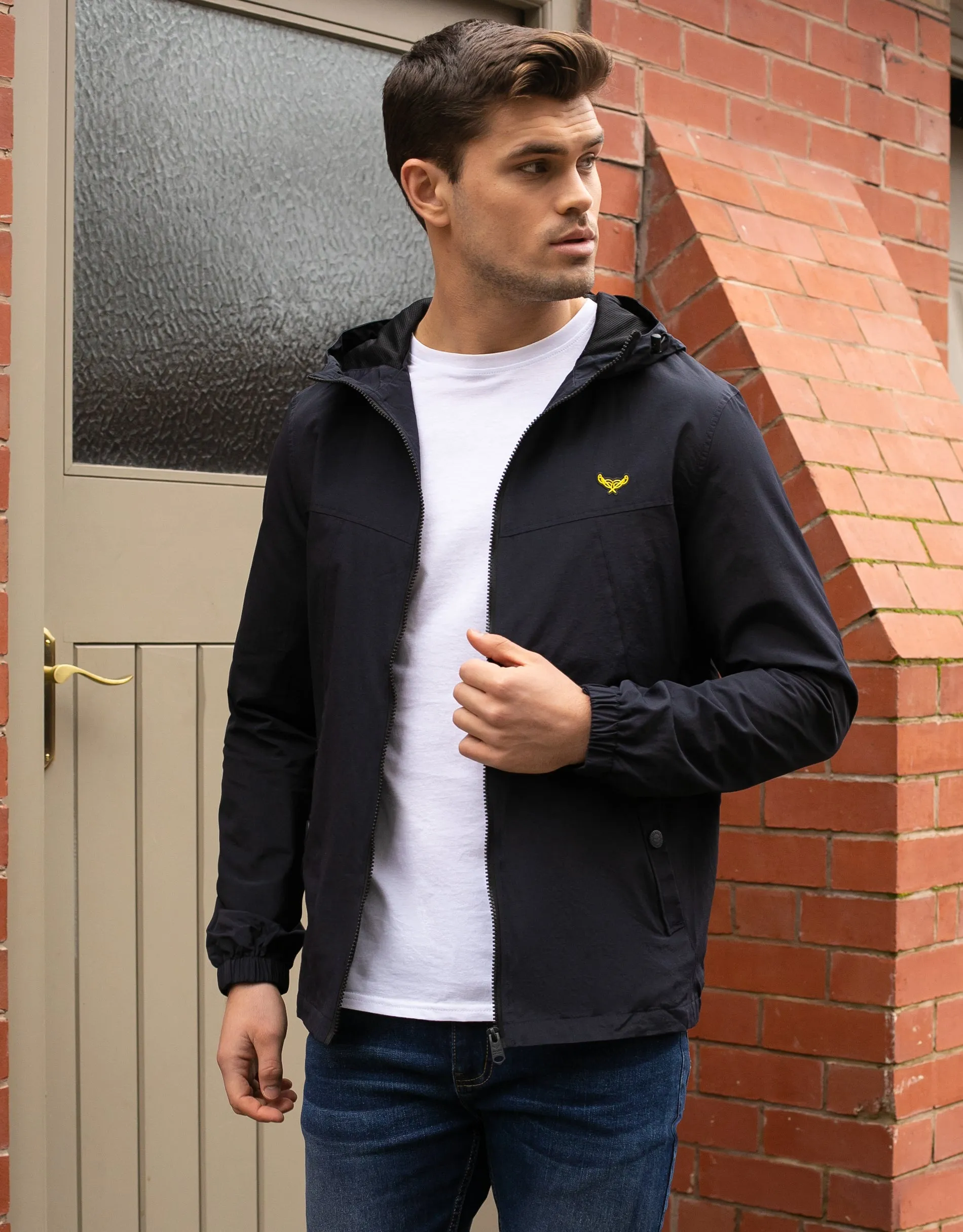 Men's Navy Soft Shell Jacket sold by Threadbare