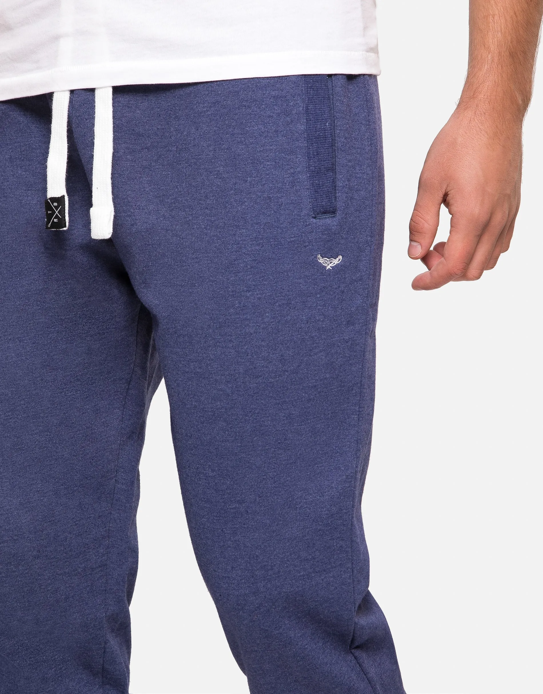 Men's Navy Plain Joggers sold by Threadbare product image thumbnail 4