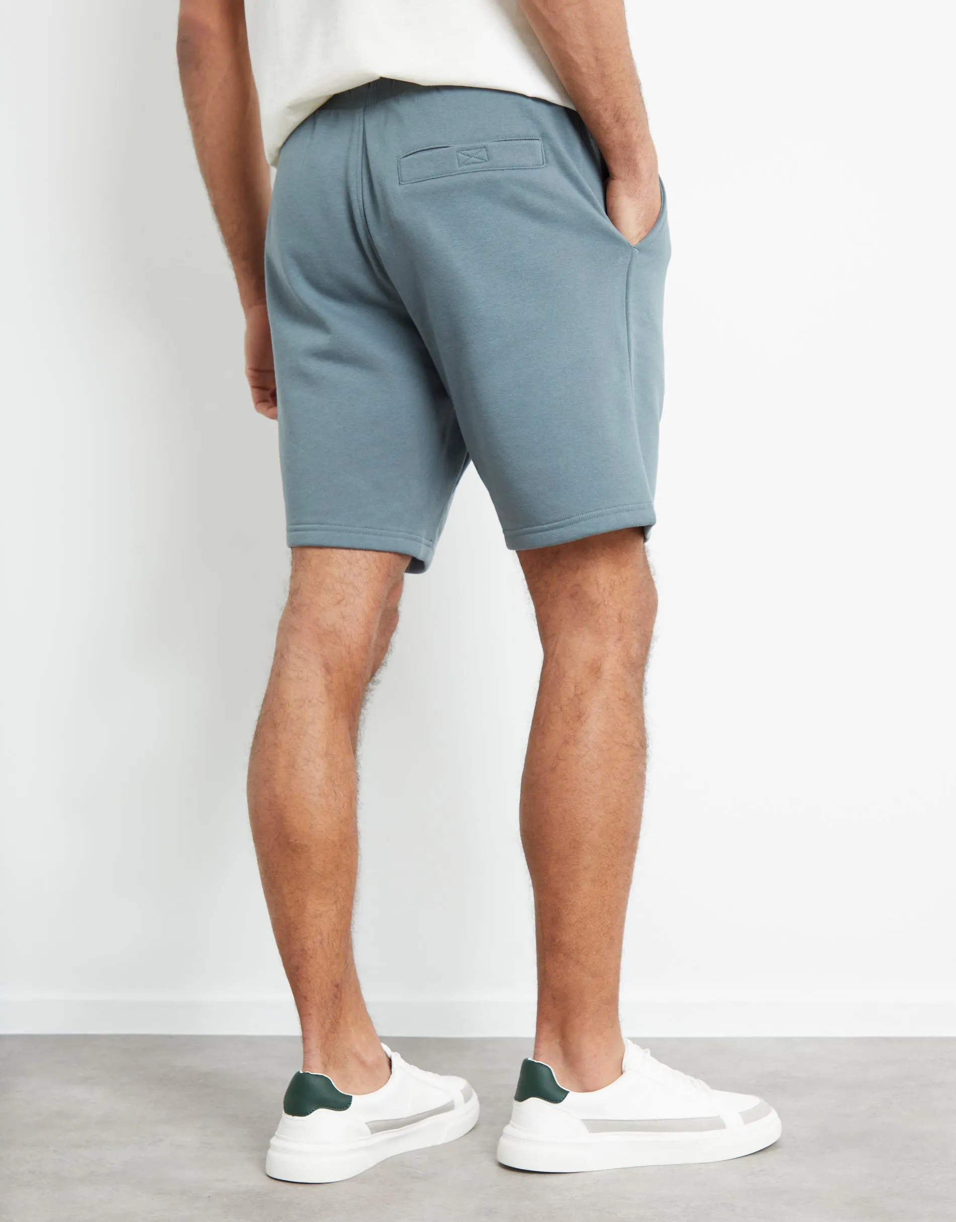 Blue Grey Sweat Shorts sold by Threadbare product image thumbnail 2