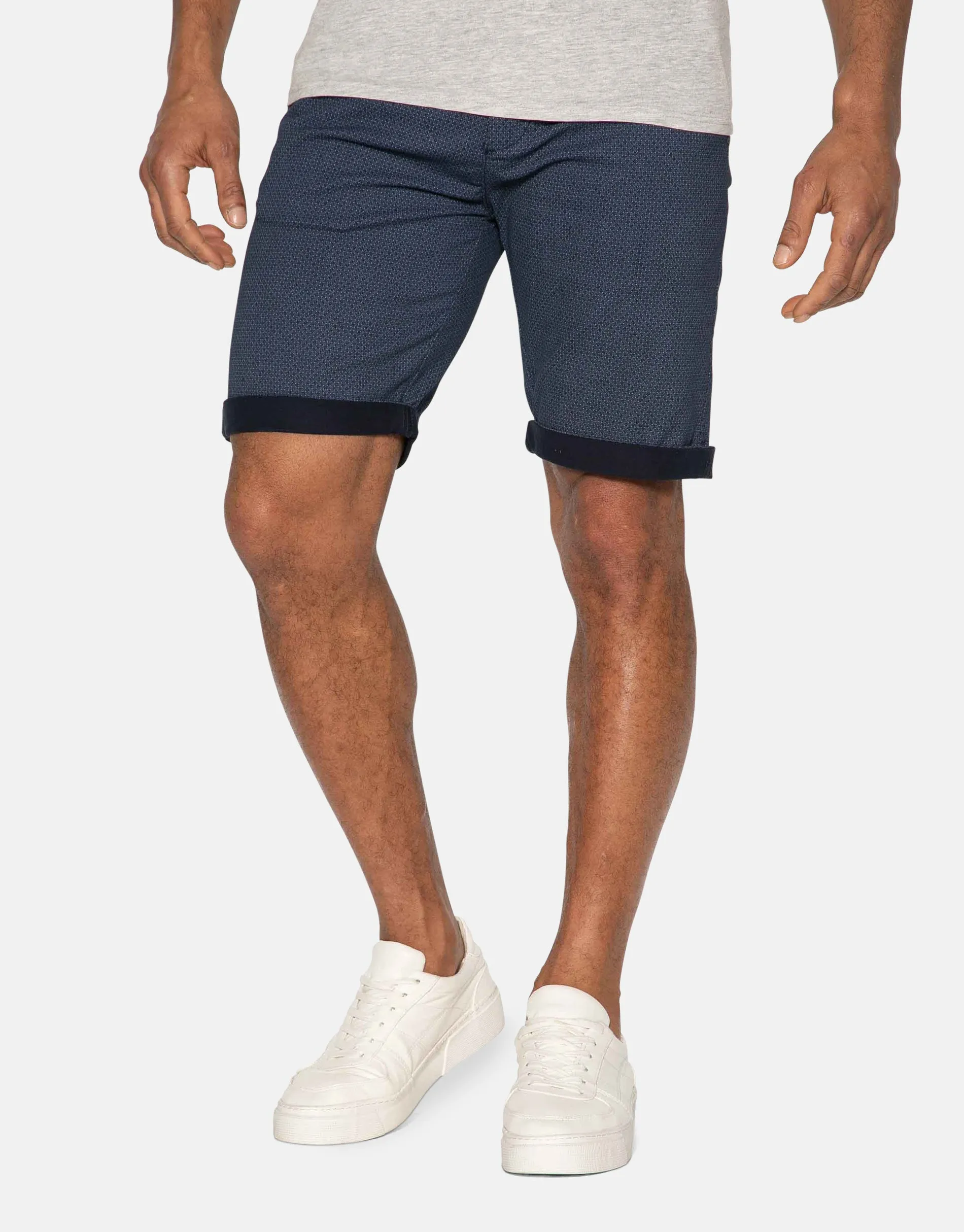 Men's Navy Chino Shorts sold by Threadbare