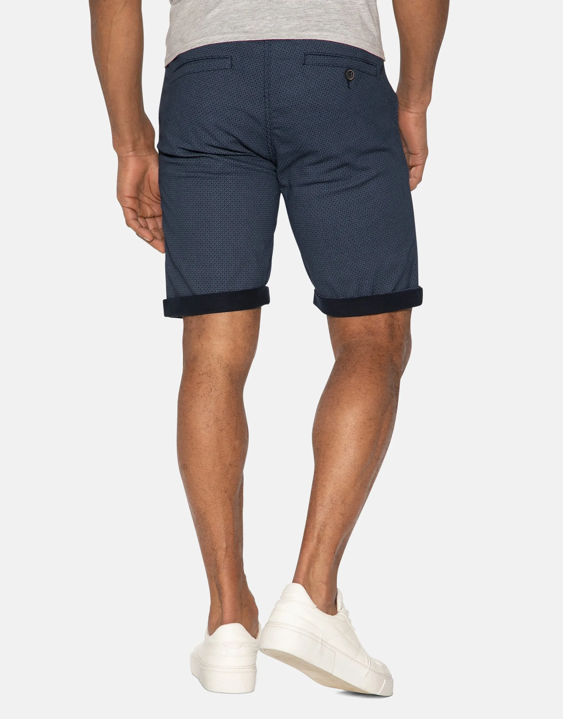 Men's Navy Chino Shorts sold by Threadbare product image thumbnail 2