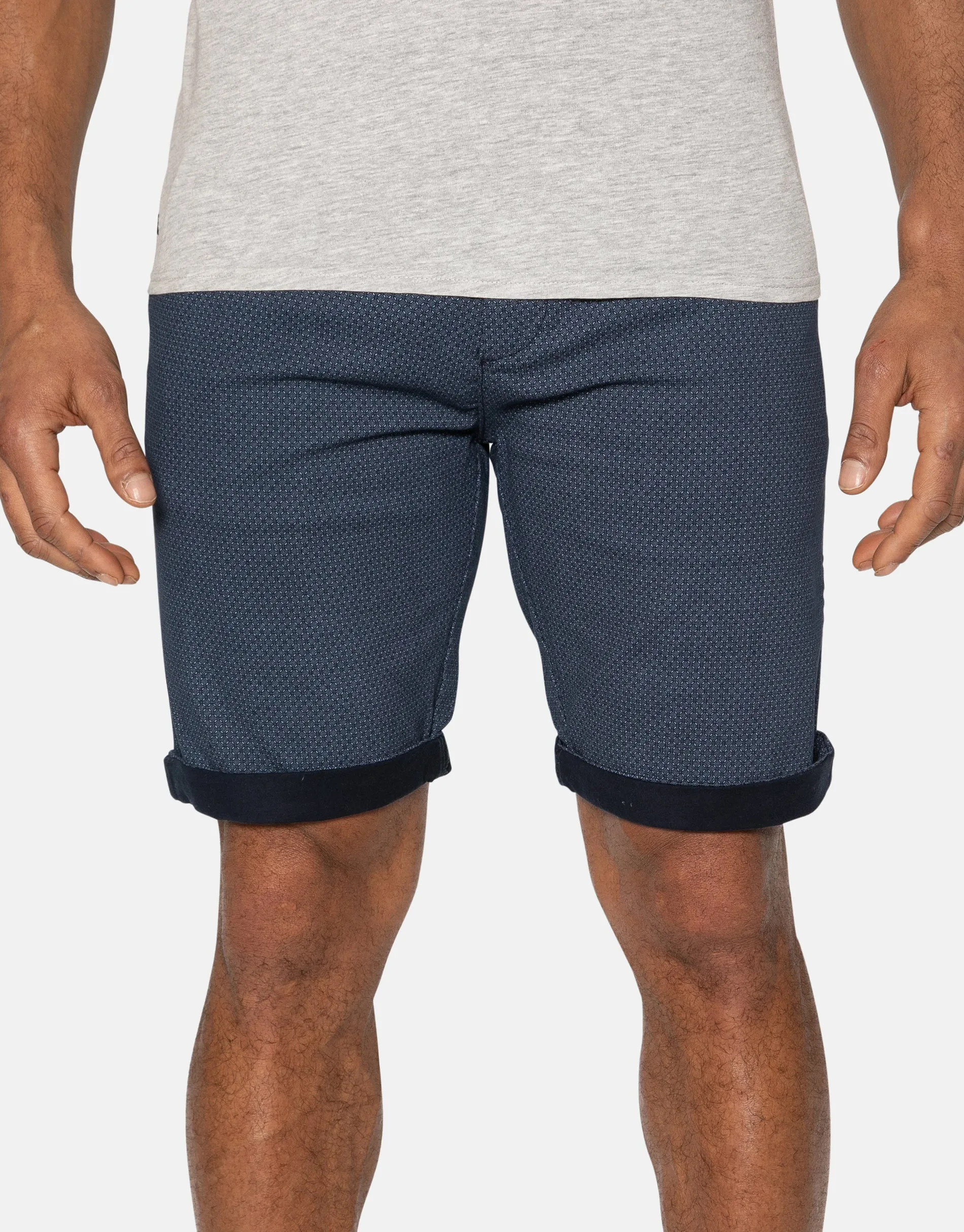 Men's Navy Chino Shorts sold by Threadbare product image thumbnail 4