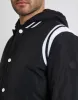 Men's Black Varsity Style Bomber Jacket sold by Threadbare