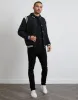 Men's Black Varsity Style Bomber Jacket sold by Threadbare