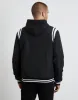 Men's Black Varsity Style Bomber Jacket sold by Threadbare