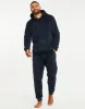 Men's Navy Borg Loungewear (2-Piece Set) sold by Threadbare