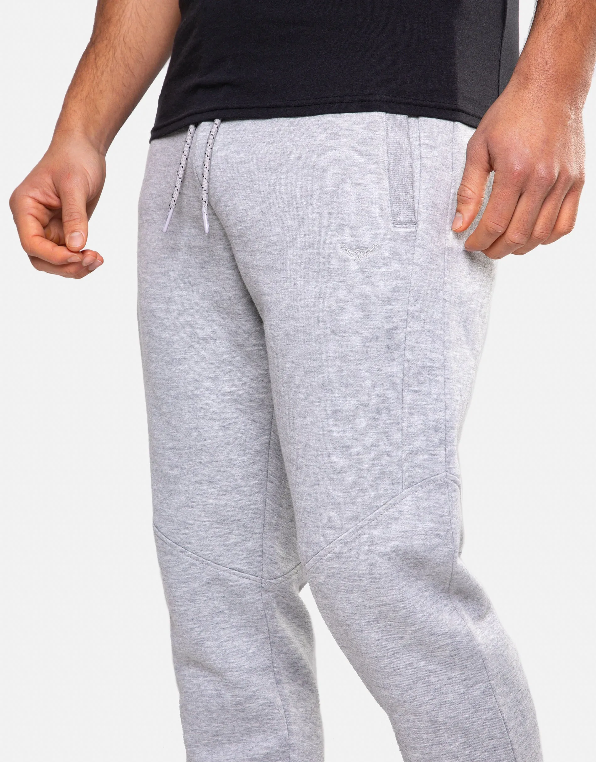 Men's Light Grey Slim Fit Joggers sold by Threadbare product image thumbnail 4