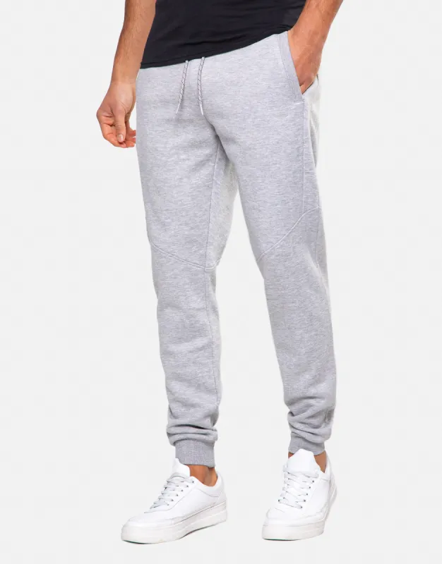 Men's Light Grey Slim Fit Joggers made by Threadbare