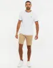 Men's Stone Slim Fit Chino Shorts sold by Threadbare