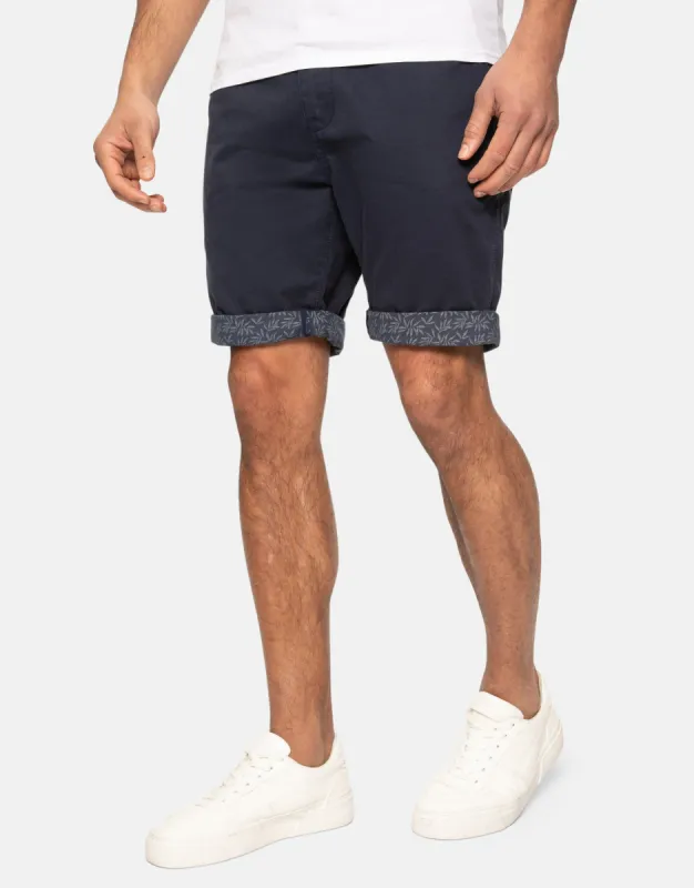 Men's Navy Chino Shorts sold by Threadbare
