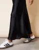 Women's Black Maxi Satin Slip Skirt sold by Threadbare