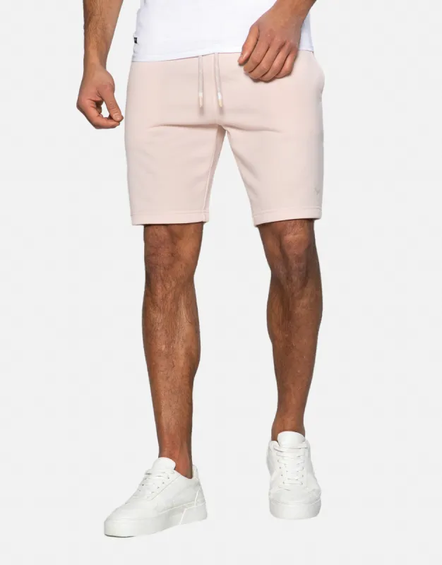 Men's Rosewater Pink Fleece Shorts sold by Threadbare