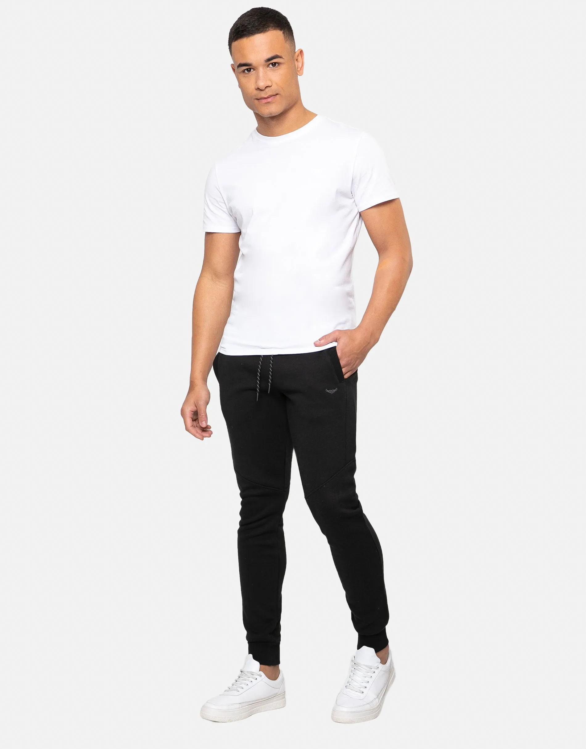 Men's Black Slim Fit Joggers sold by Threadbare product image thumbnail 3
