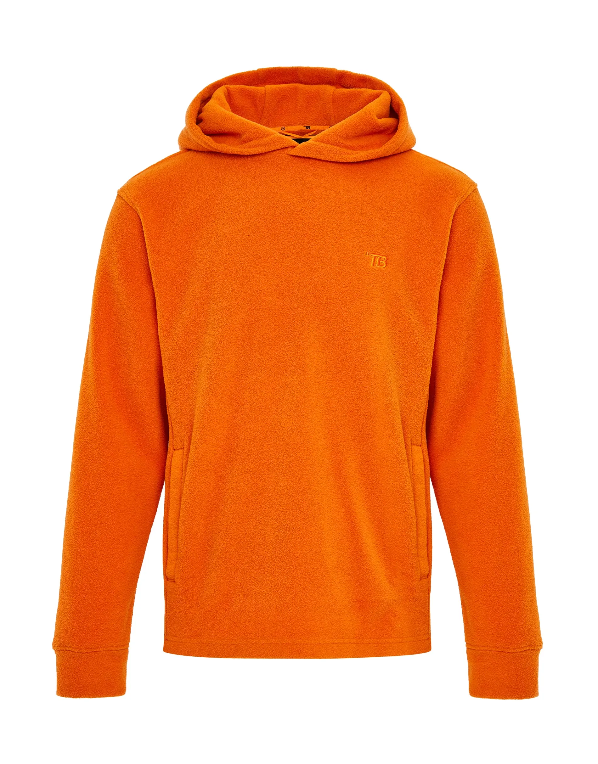 Men's Orange Fitness Pullover Hoodie sold by Threadbare product image thumbnail 5