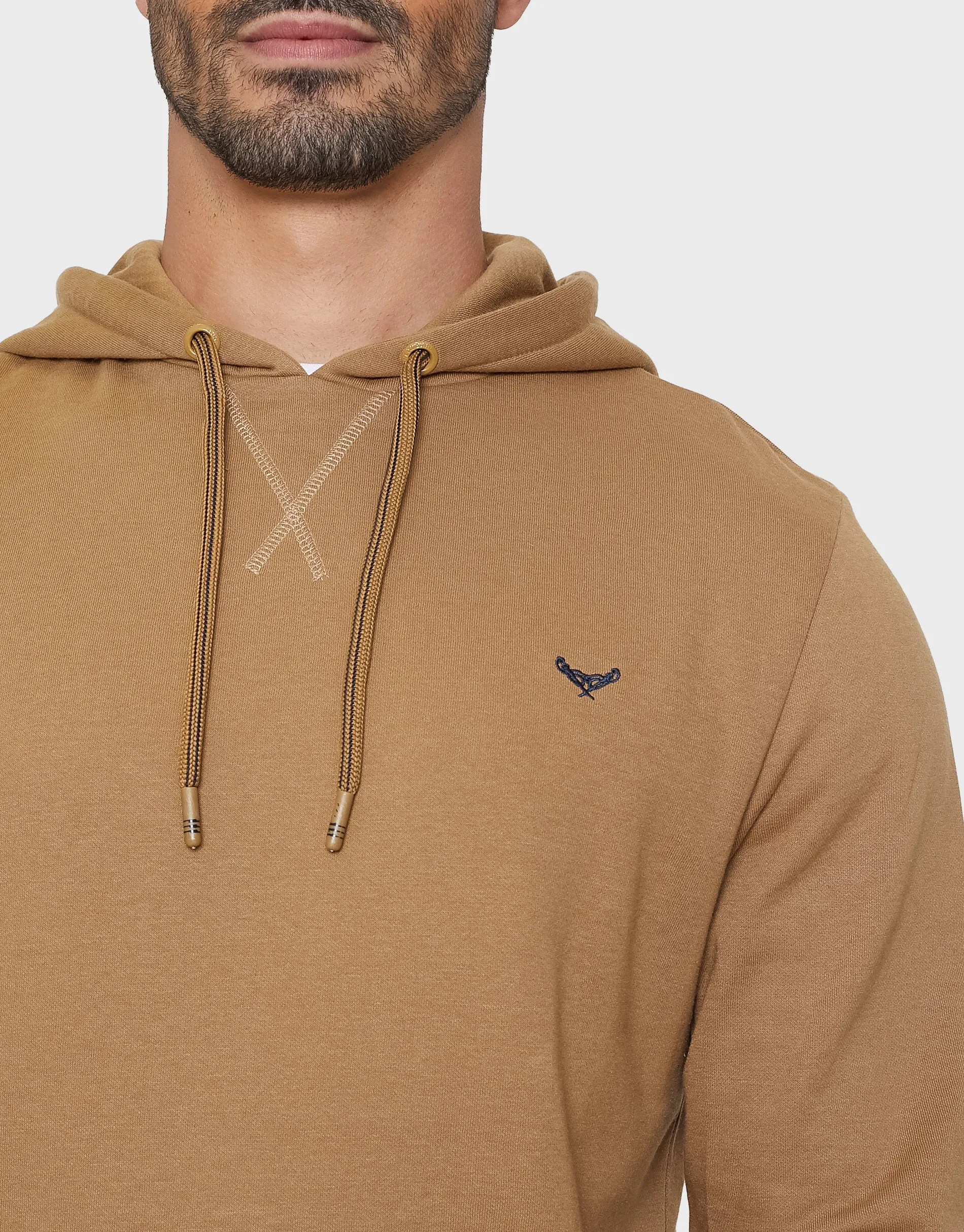 Men's Camel Pullover Hoodie sold by Threadbare product image thumbnail 4