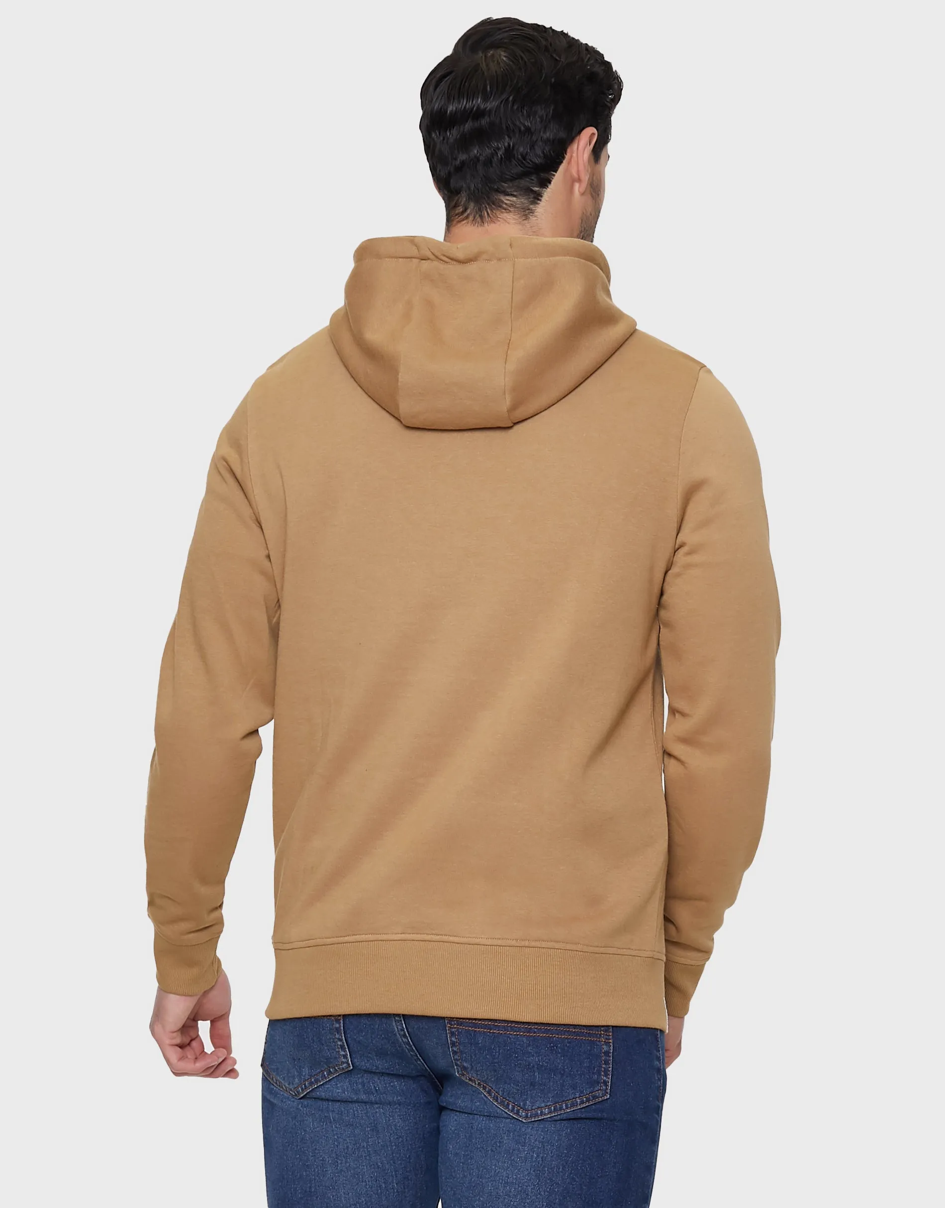 Men's Camel Pullover Hoodie sold by Threadbare product image thumbnail 2
