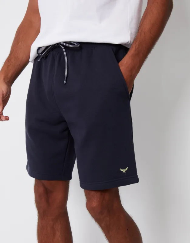 Navy Fleece Shorts sold by Threadbare