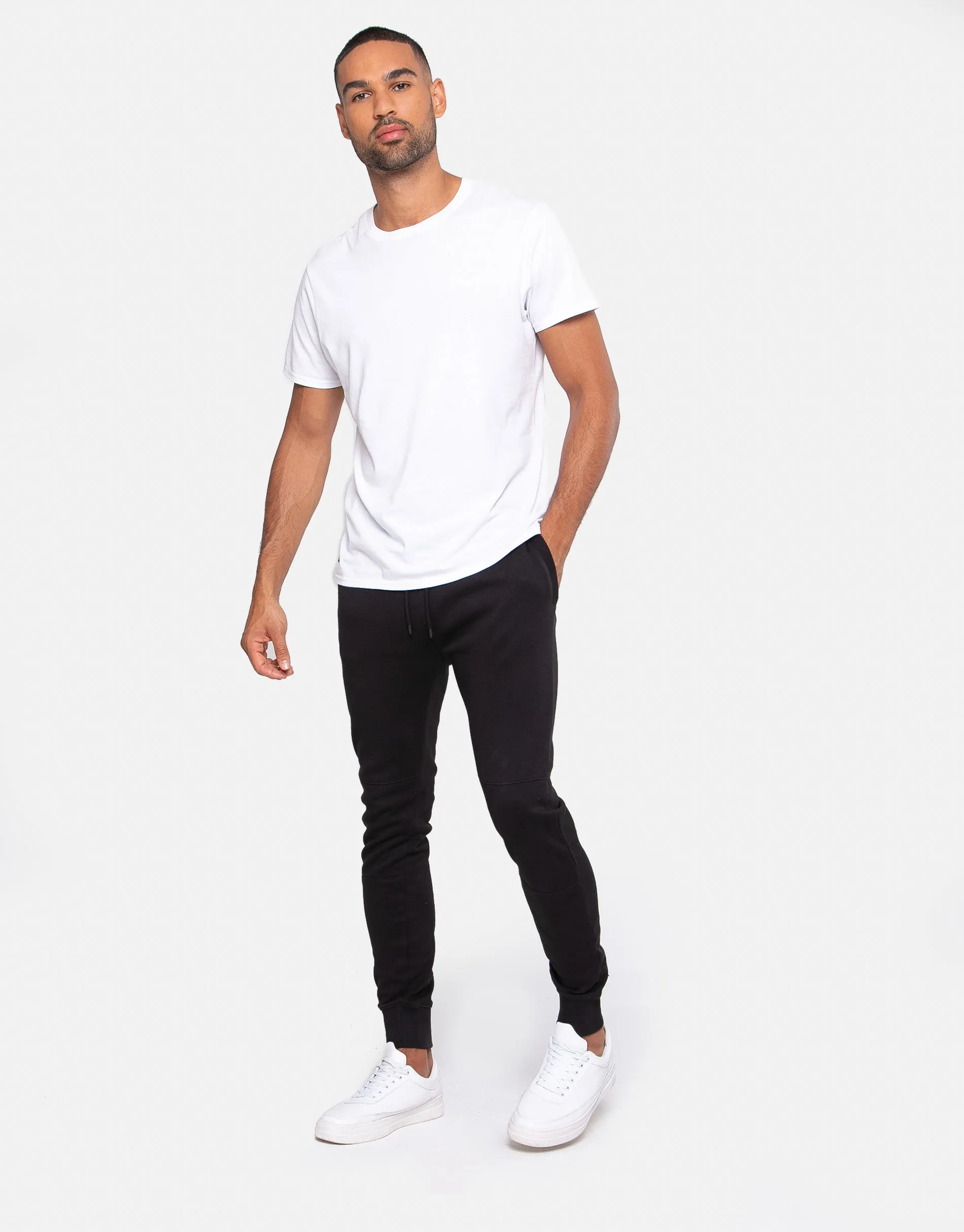 Men's Black Slim Fit Joggers sold by Threadbare product image thumbnail 3