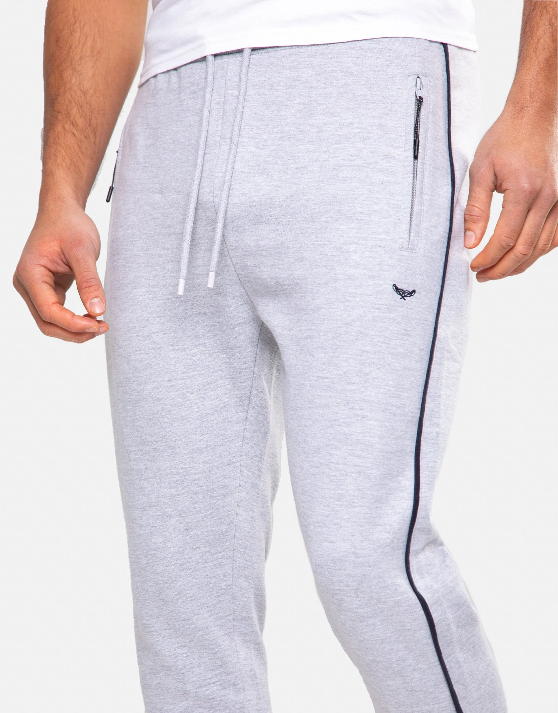 Men's Light Grey Slim Fit Joggers sold by Threadbare product image thumbnail 4