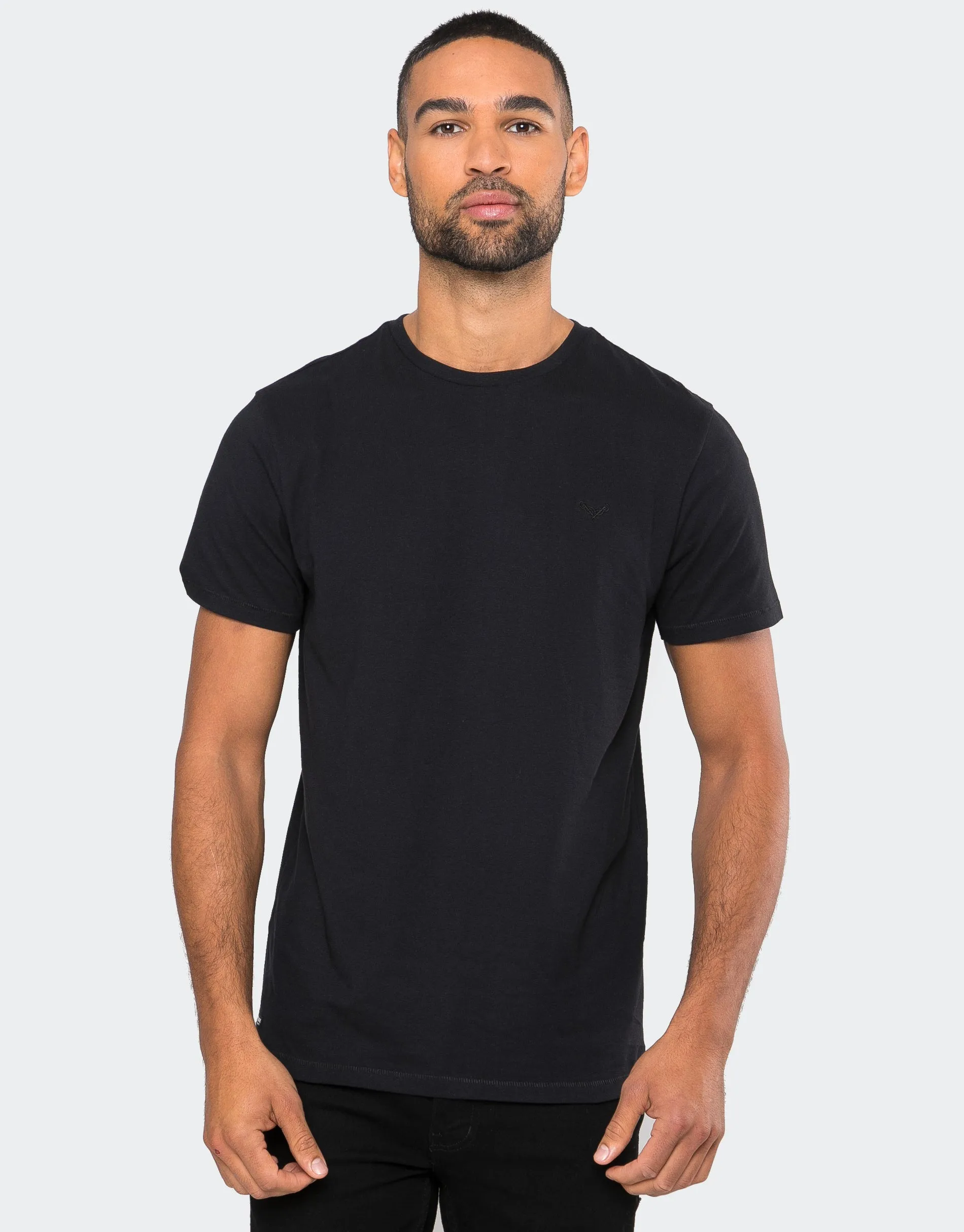 Men's Black Cotton Rich T-Shirts (3 Pack) sold by Threadbare product image thumbnail 2