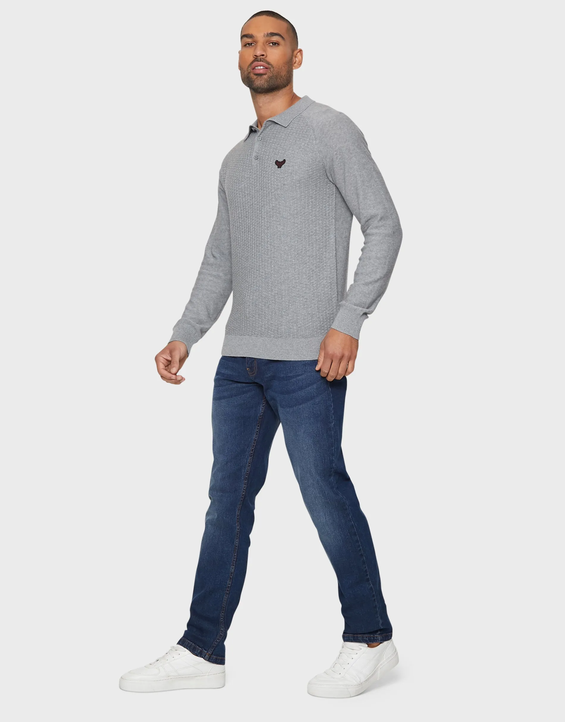 Men's Mid Blue Slim Fit Jeans sold by Threadbare product image thumbnail 3