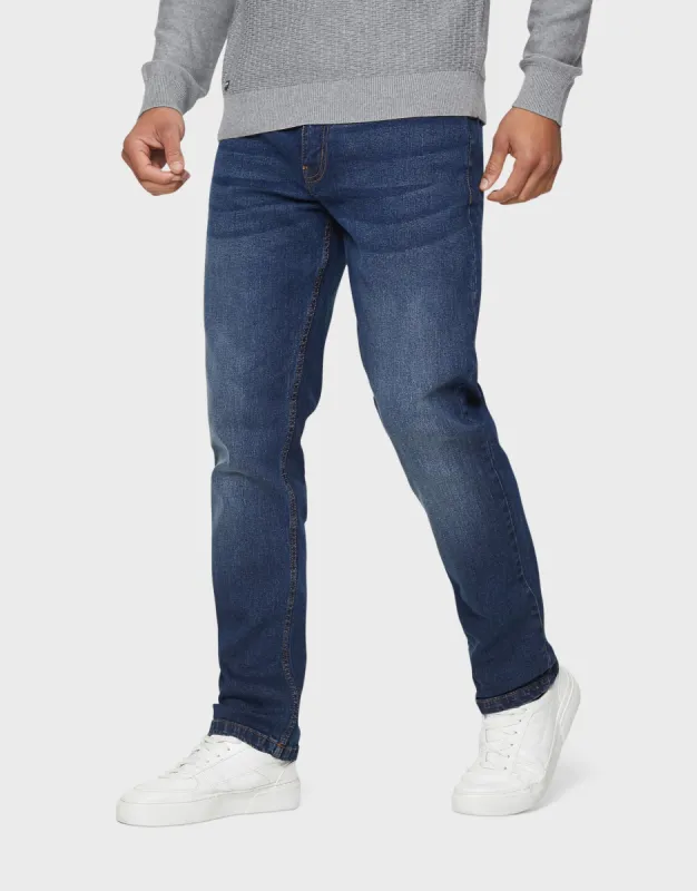 Men's Mid Blue Slim Fit Jeans sold by Threadbare