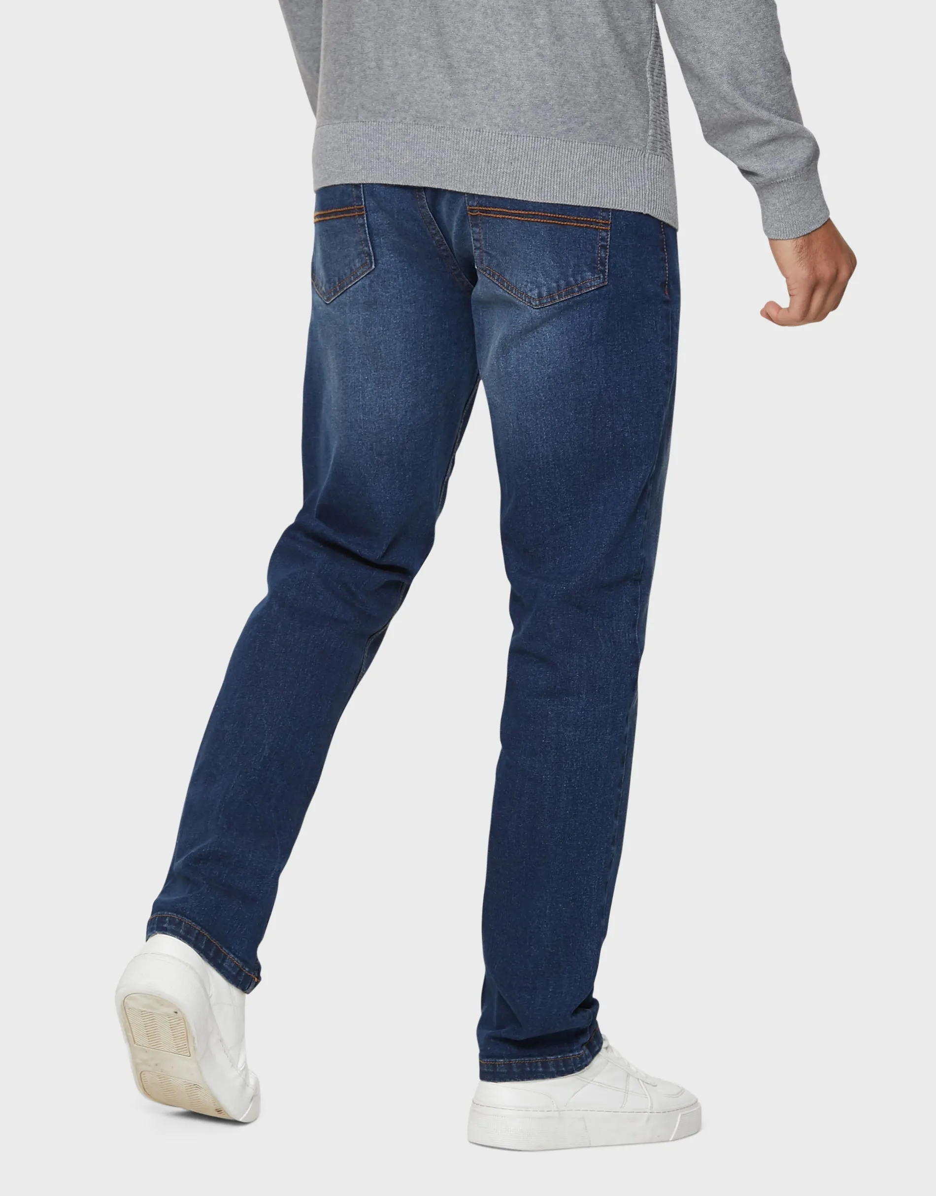 Men's Mid Blue Slim Fit Jeans sold by Threadbare product image thumbnail 2