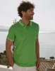 Men's Green Rib Collar Classic Polo Shirt sold by Threadbare