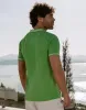 Men's Green Rib Collar Classic Polo Shirt sold by Threadbare