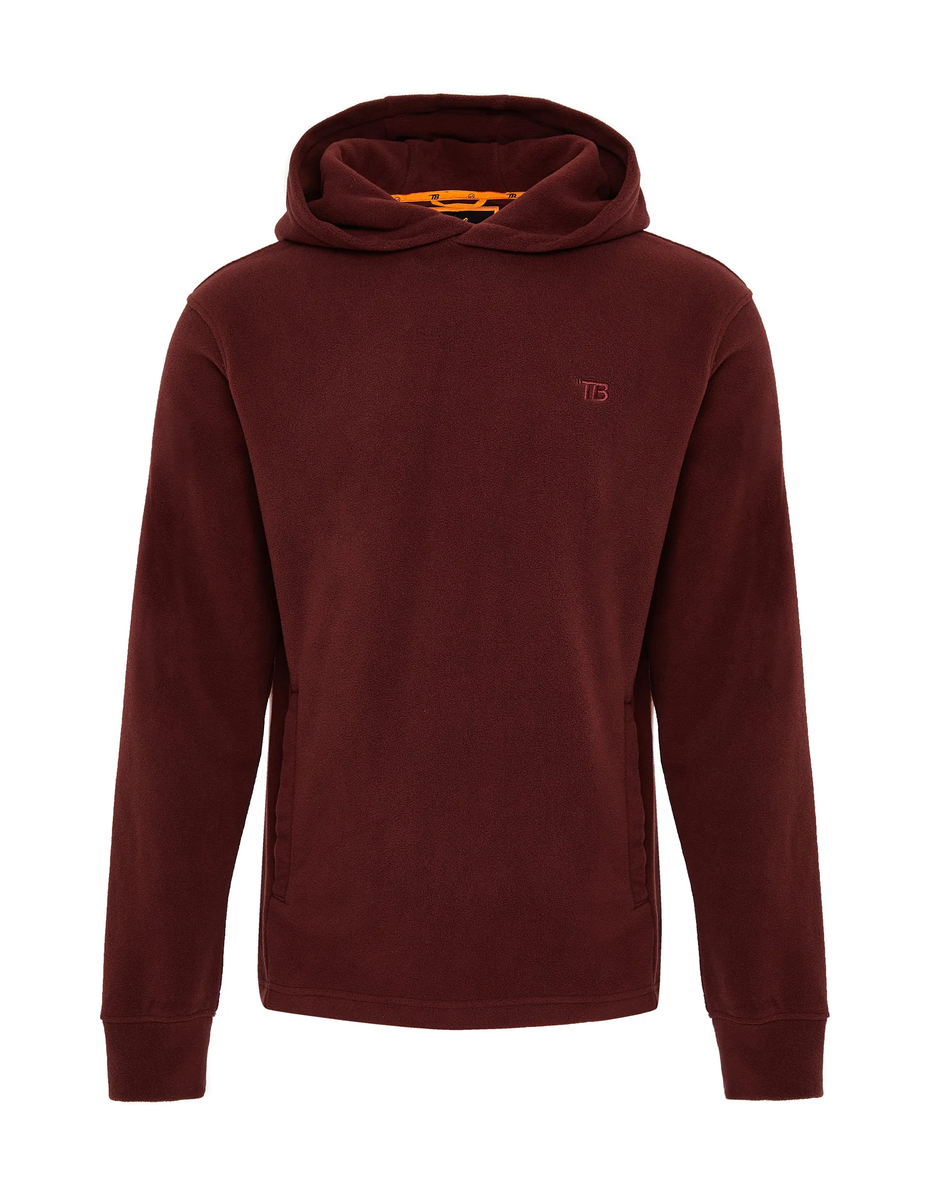 Men's Burgundy Fitness Pullover Hoodie sold by Threadbare product image thumbnail 5