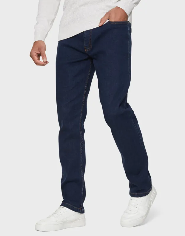Men's Blue Rinse Slim Fit Jeans sold by Threadbare