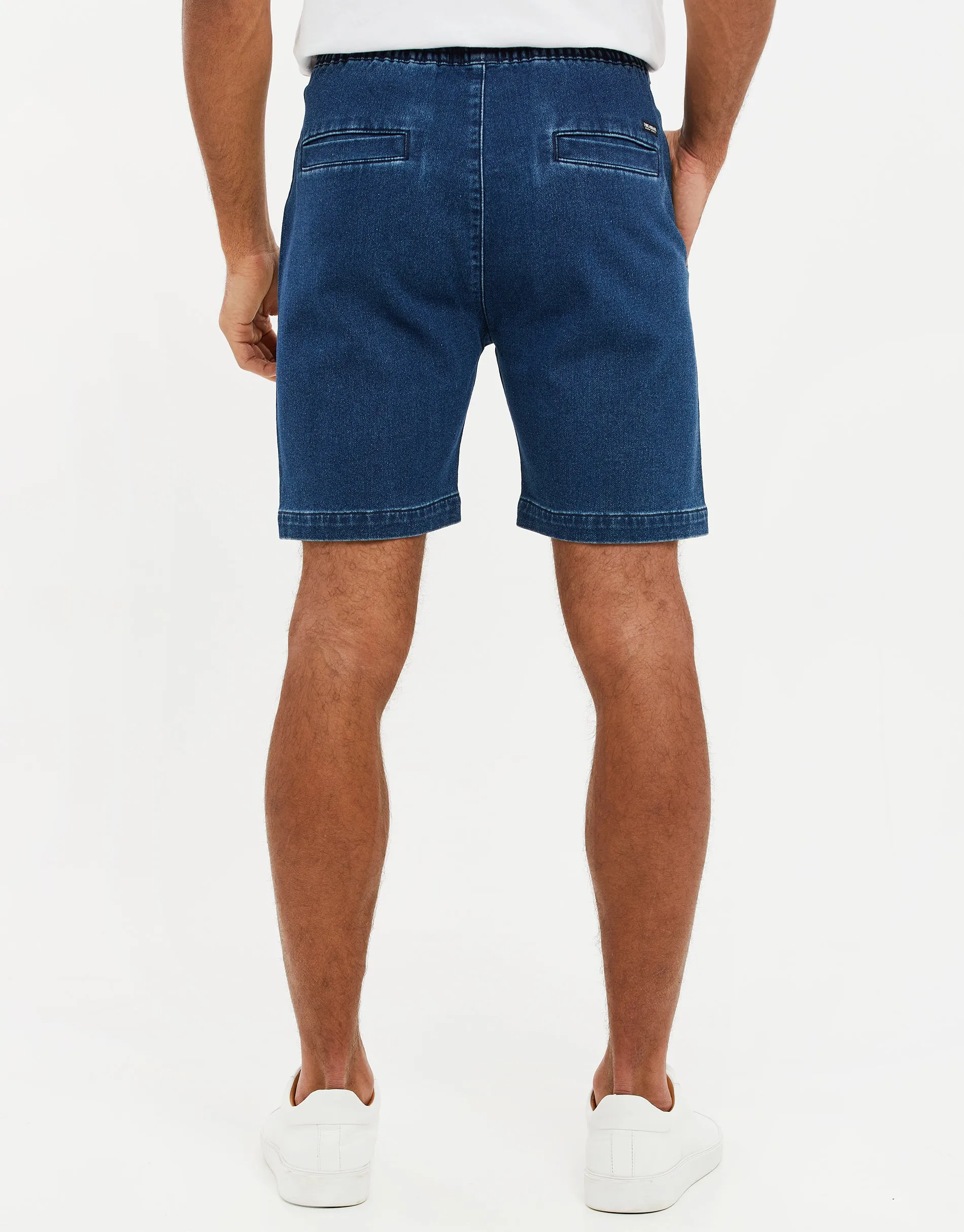 Men's Blue Denim Shorts sold by Threadbare product image thumbnail 2
