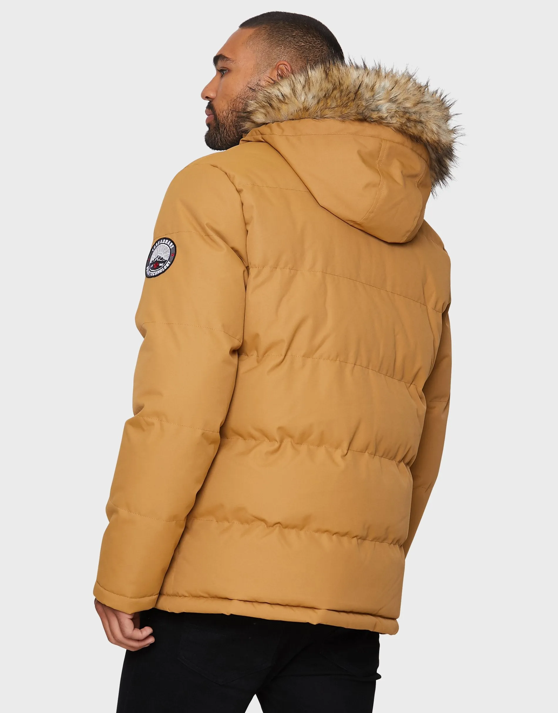 Men's Camel Parka Jacket sold by Threadbare product image thumbnail 2