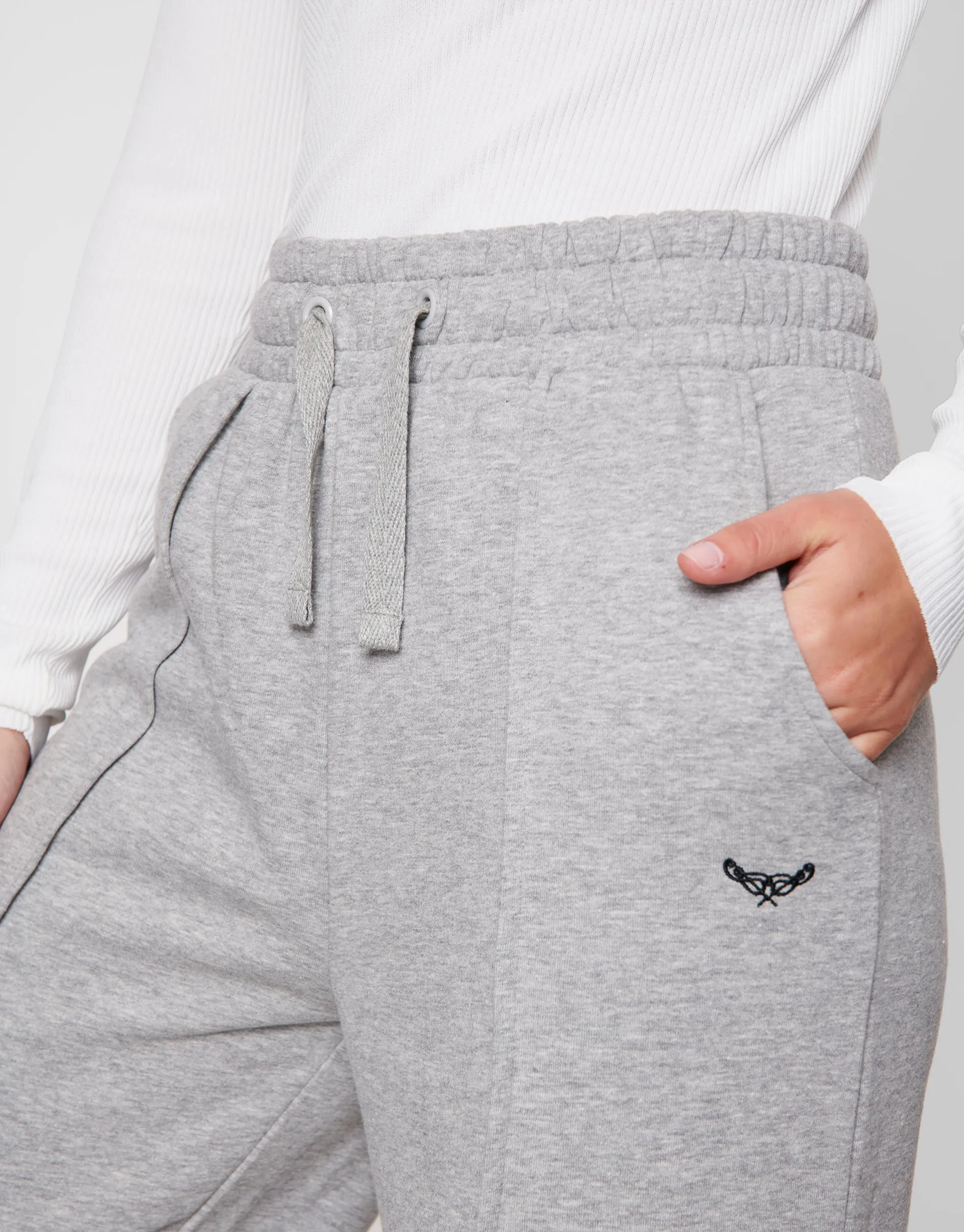 Women's Grey Wide Leg Oversized Joggers sold by Threadbare product image thumbnail 4